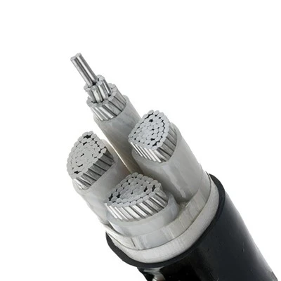 YJLV Tek/Çok Çekirdekli Alüminyum Kablo XLPE Güç Kablosu 3x16mm² Sargı Teli Alçak Gerilim Alüminyum Kablo